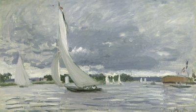 Regatta at Argenteuil, 1872 by Claude Monet